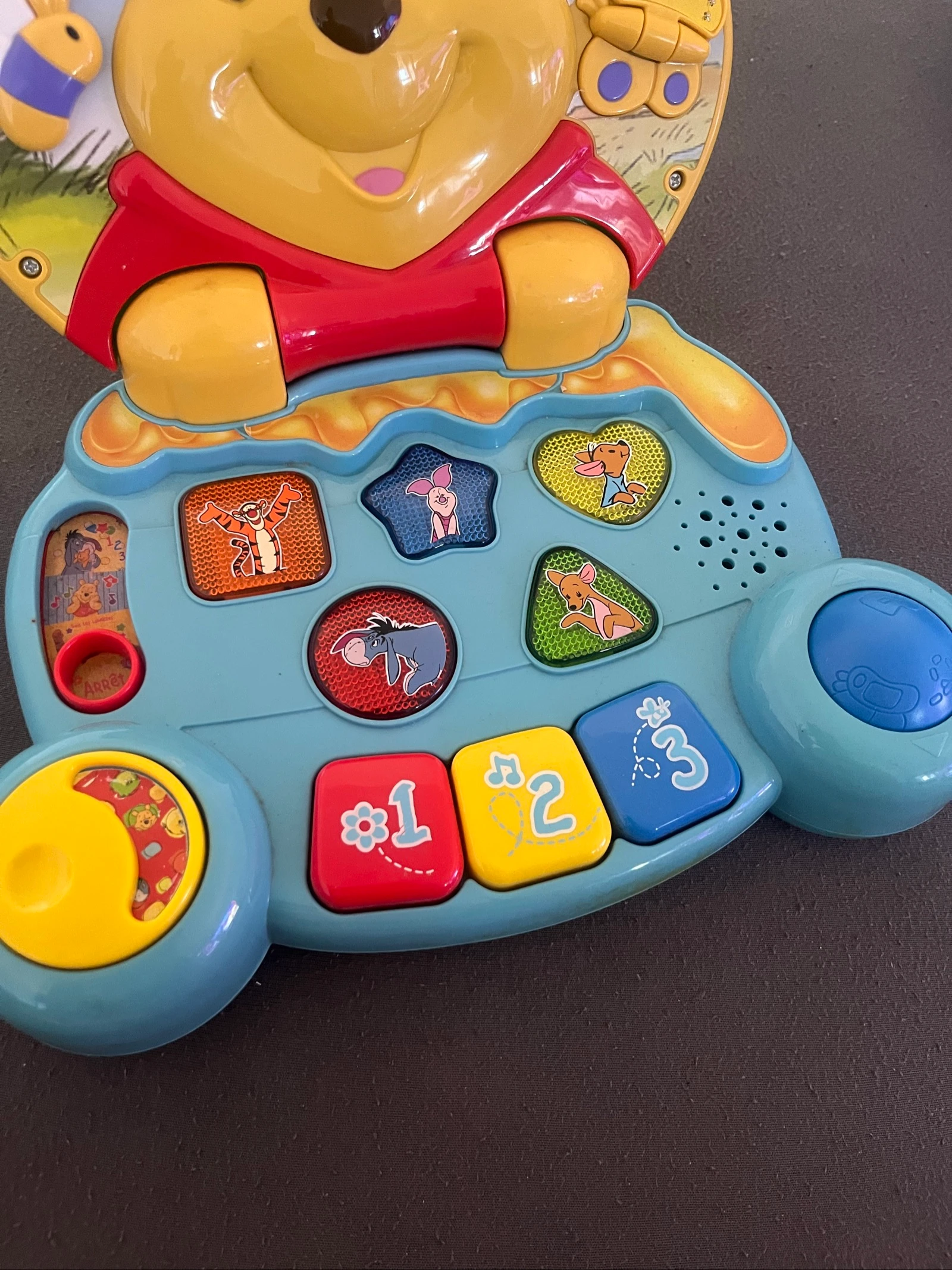 VTech Winnie l’Ourson Mon Petit Ordi Parlant 🎵| Brinquedo educativo para bebê – photo 3